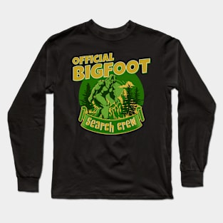 Bigfoot Sasquatch Search Crew Long Sleeve T-Shirt